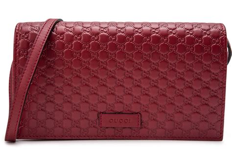 red gucci wallet for sale|Gucci microguccissima wallet.